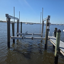 Boat-Lift-Installation-in-Stuart-Florida-Lands-End-Marine-Construction 1